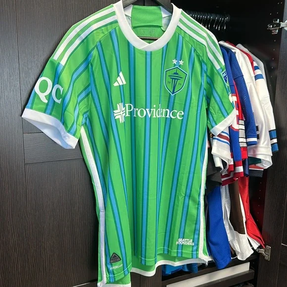 Jordan Morris Seattle Sounders FC adidas 2024 Anniversary Authentic Jersey - Picture 3 of 7